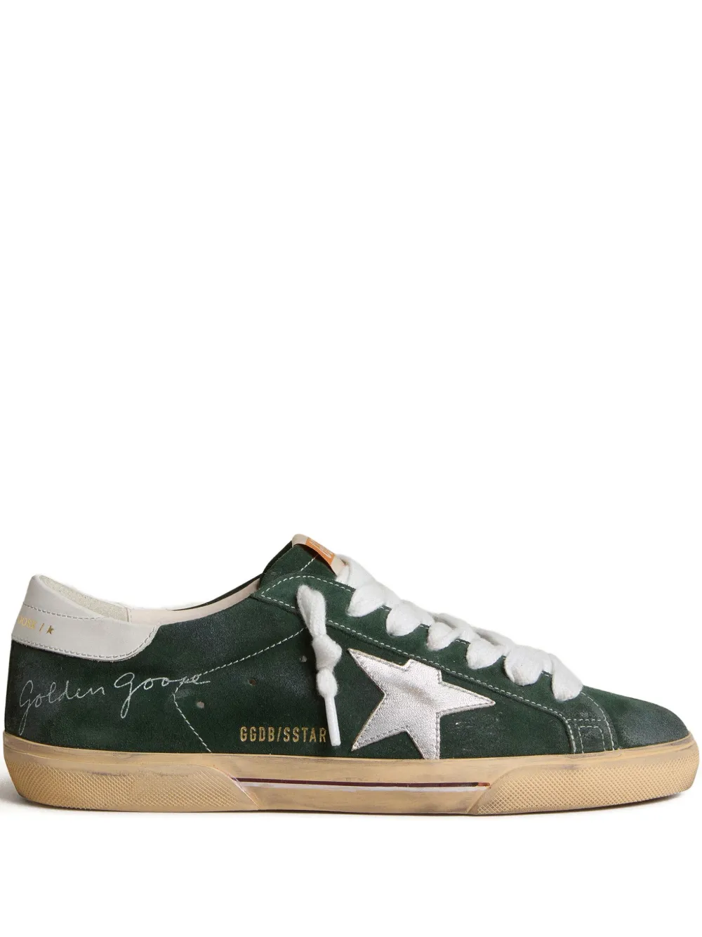 

Кожаные кеды Super-star Golden Goose, зеленый