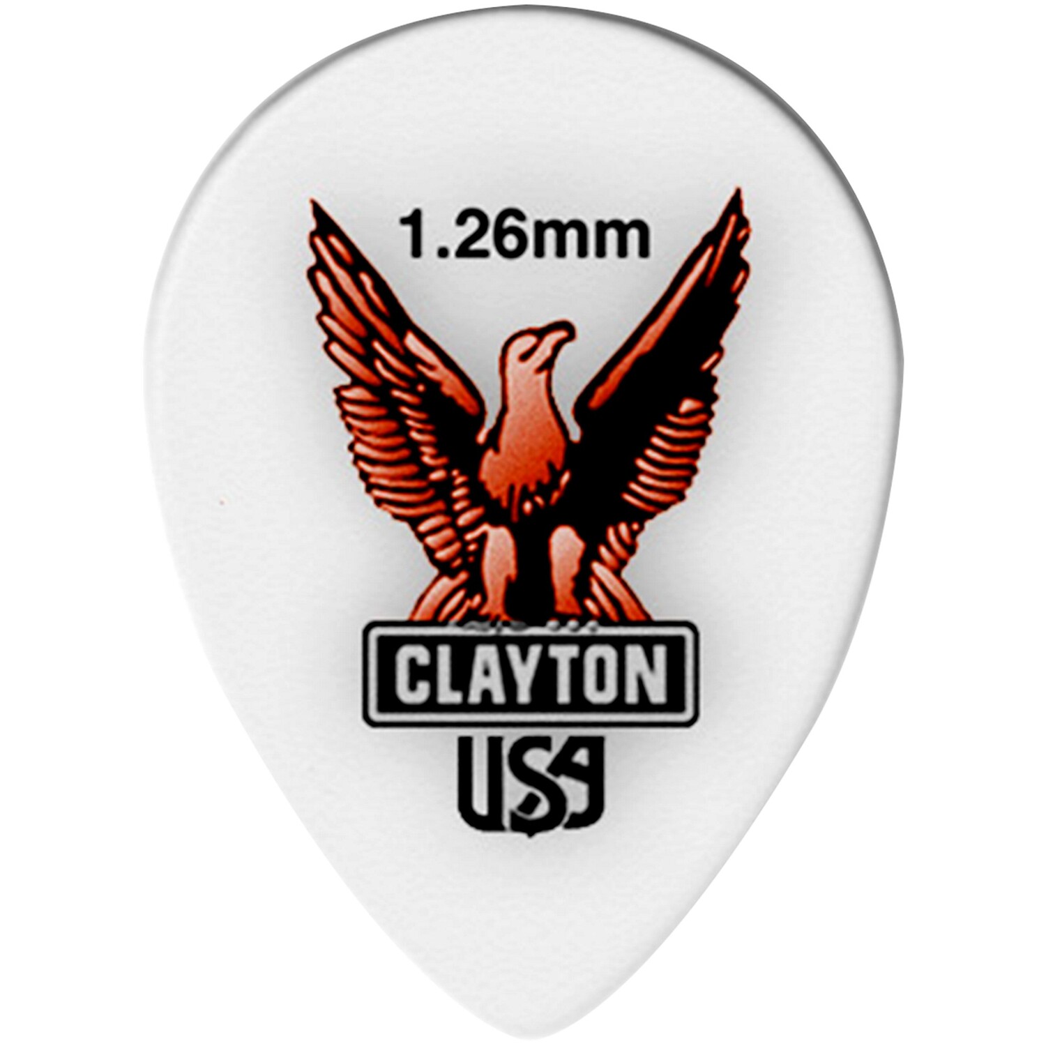 

Медиаторы для гитары Clayton Acetal, маленькие каплевидные, 1,26 мм, 1 дюжина