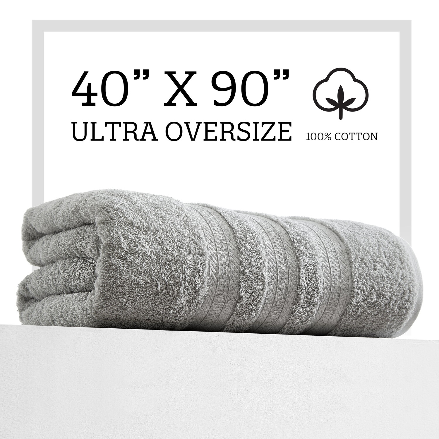 

Полотенце Ultra Pyxie Рome Extra Large, серый