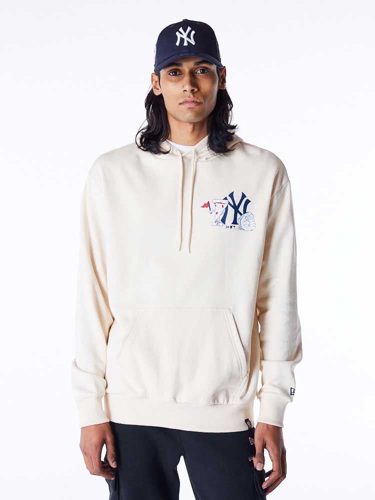 

Толстовка New Era MLB FOOD GRPHC OS HOODIE NEYYAN, белый