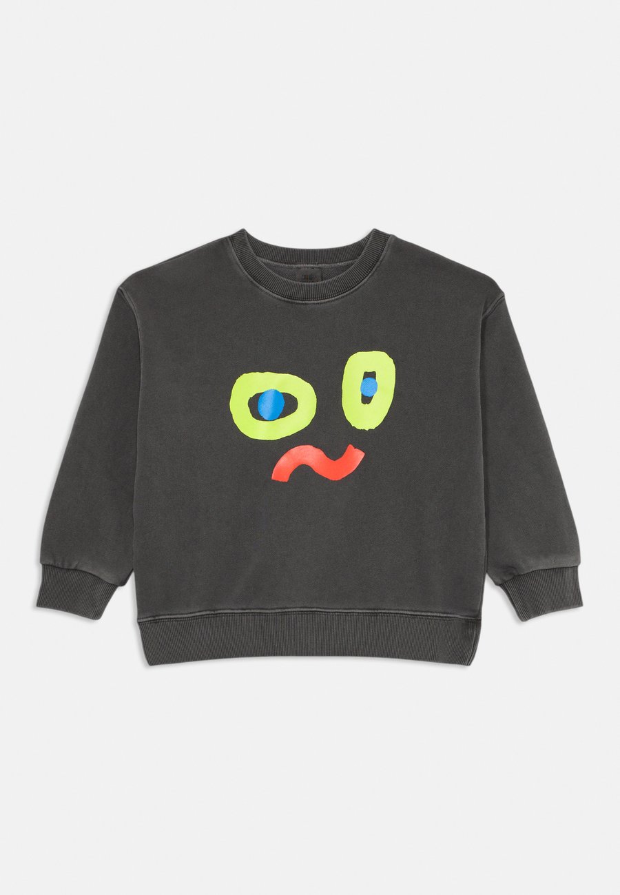 

Толстовка JELLY MALLOW CATCHY FACE GLOW IN THE DARK UNISEX, Charcoal/Black