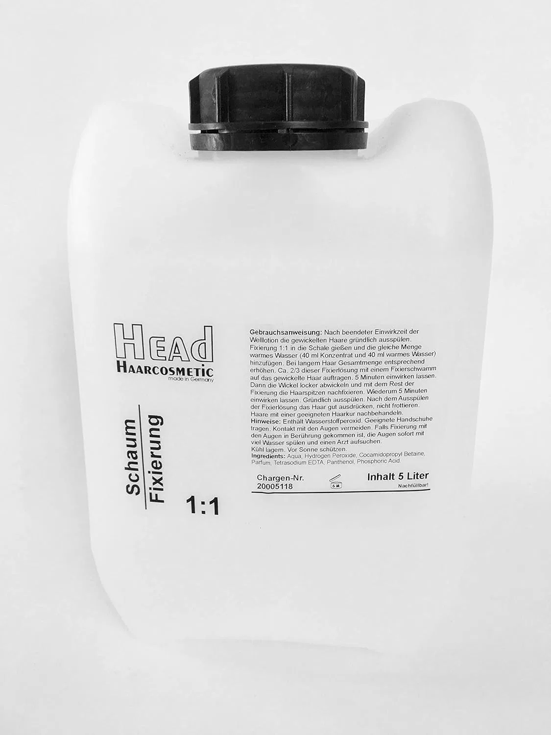 Фиксатор для химической завивки Head Perm Foam Fixation 1:1, 5 л ‎Mito