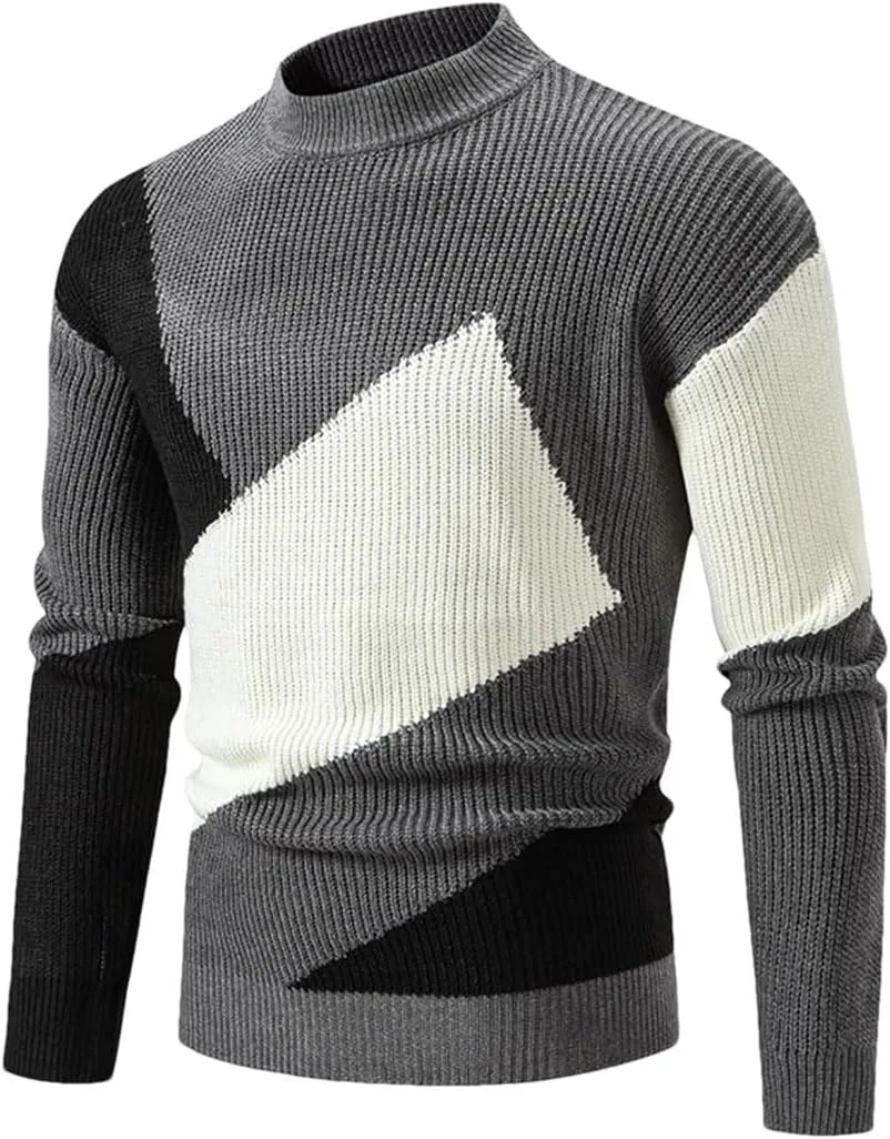 

Мужской свитер Slim Fit с круглым вырезом