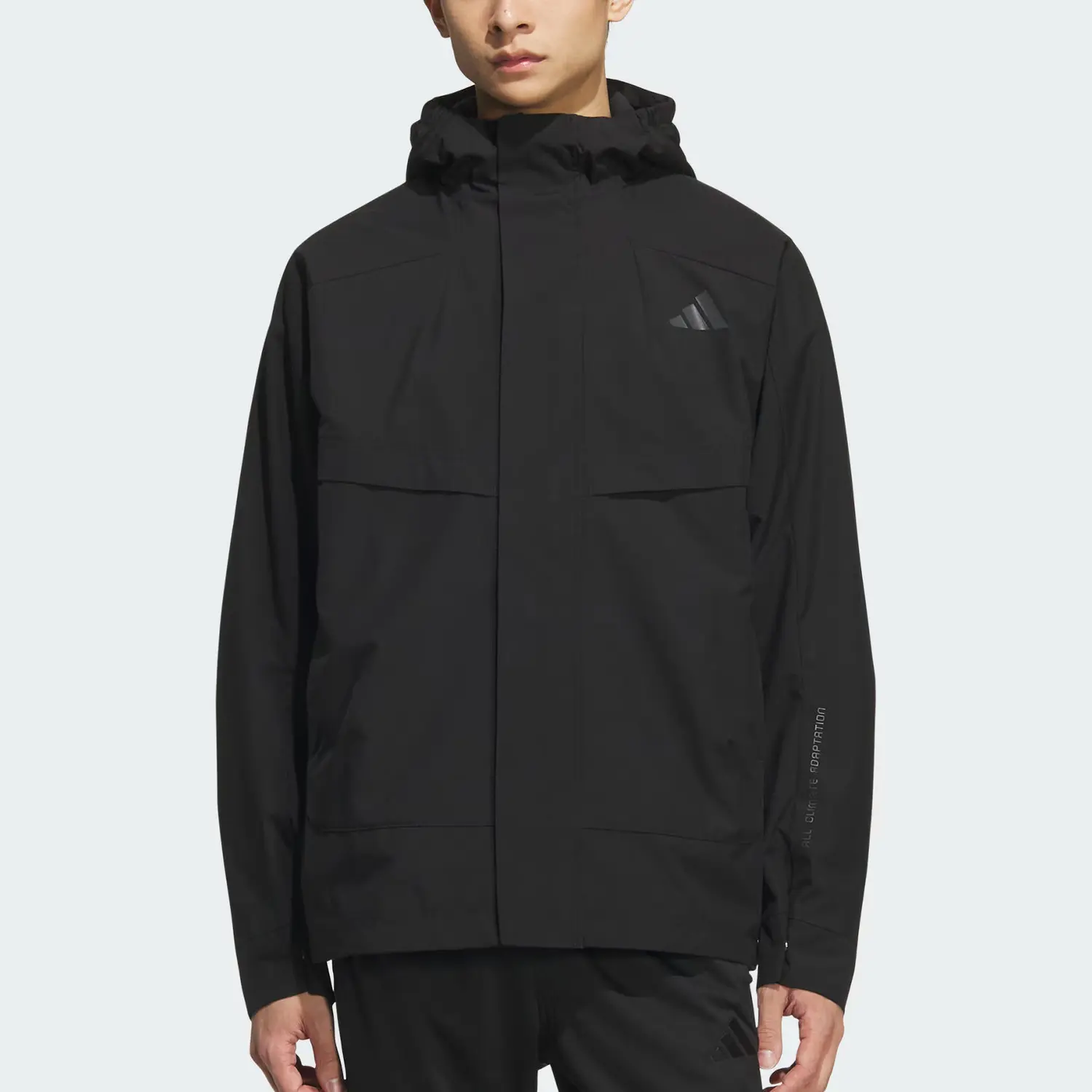 Adidas Современная технологичная утепленная куртка Men's Black — фото 4