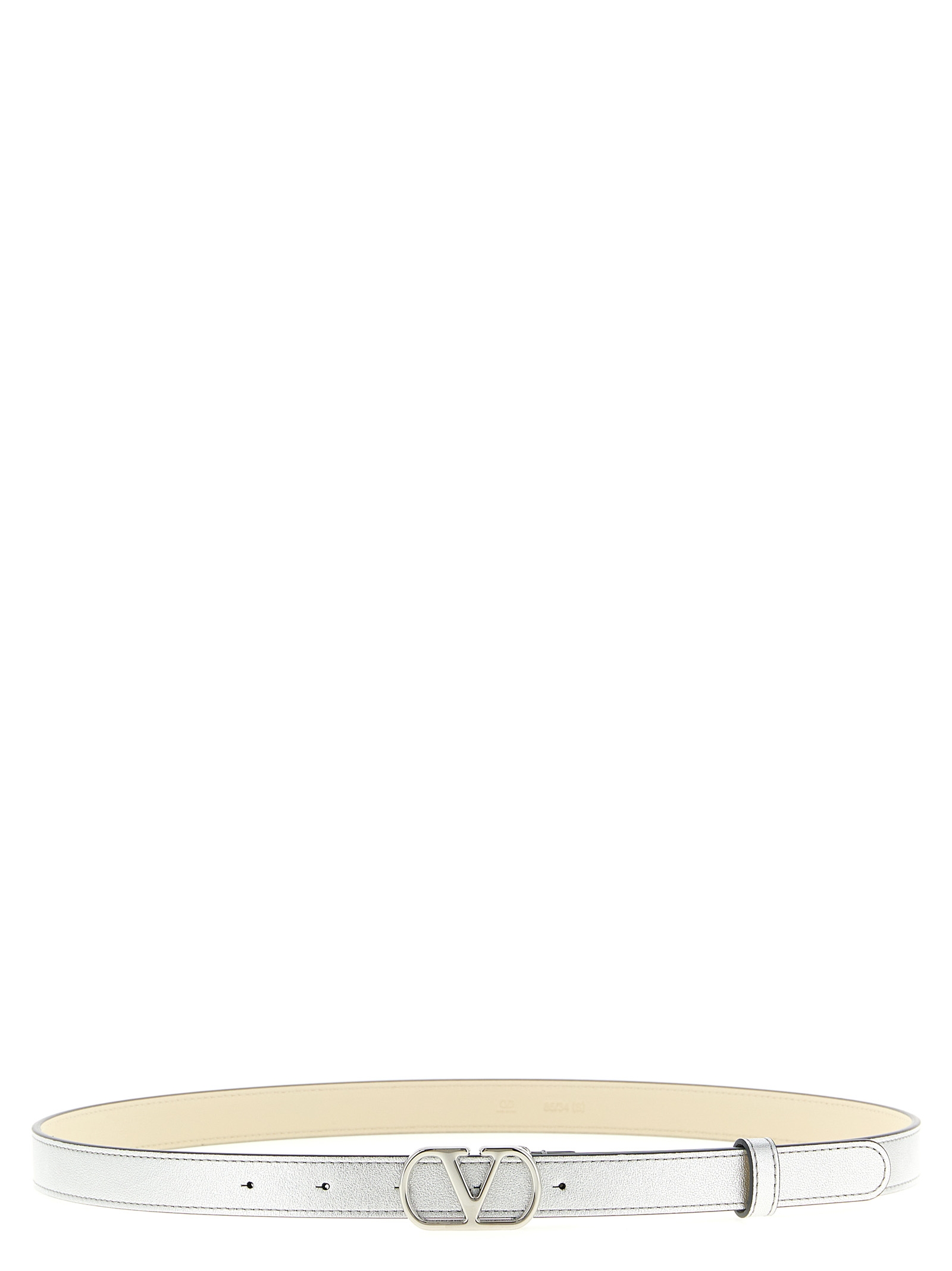 

Ремень Valentino Garavani с пряжкой 'VLogo' VALENTINO GARAVANI, серебристый