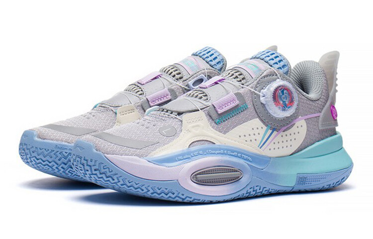 Баскетбольные кроссовки All City 10 V1 для детей GS Low-top Condensation Ash/Pearl White Lining Young — фото 3