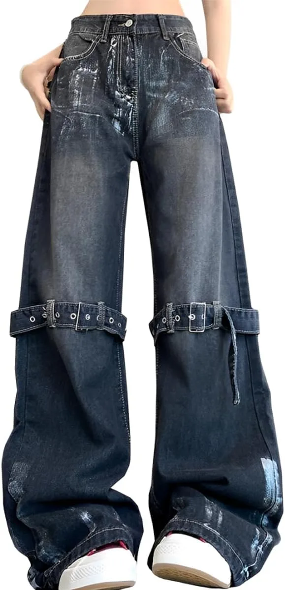 

Джинсы женские High Waist Straight Baggy Vintage kakarin choyx