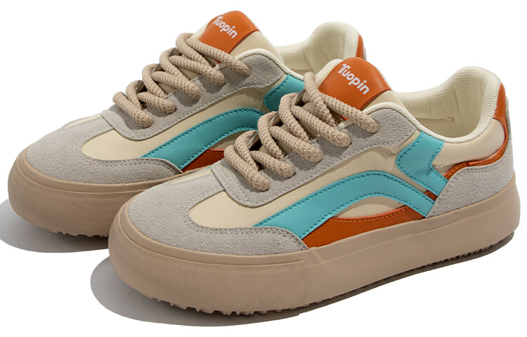 

Кроссовки TUOPIN Skateboarding Shoes Women's Low-top, оранжевый/синий