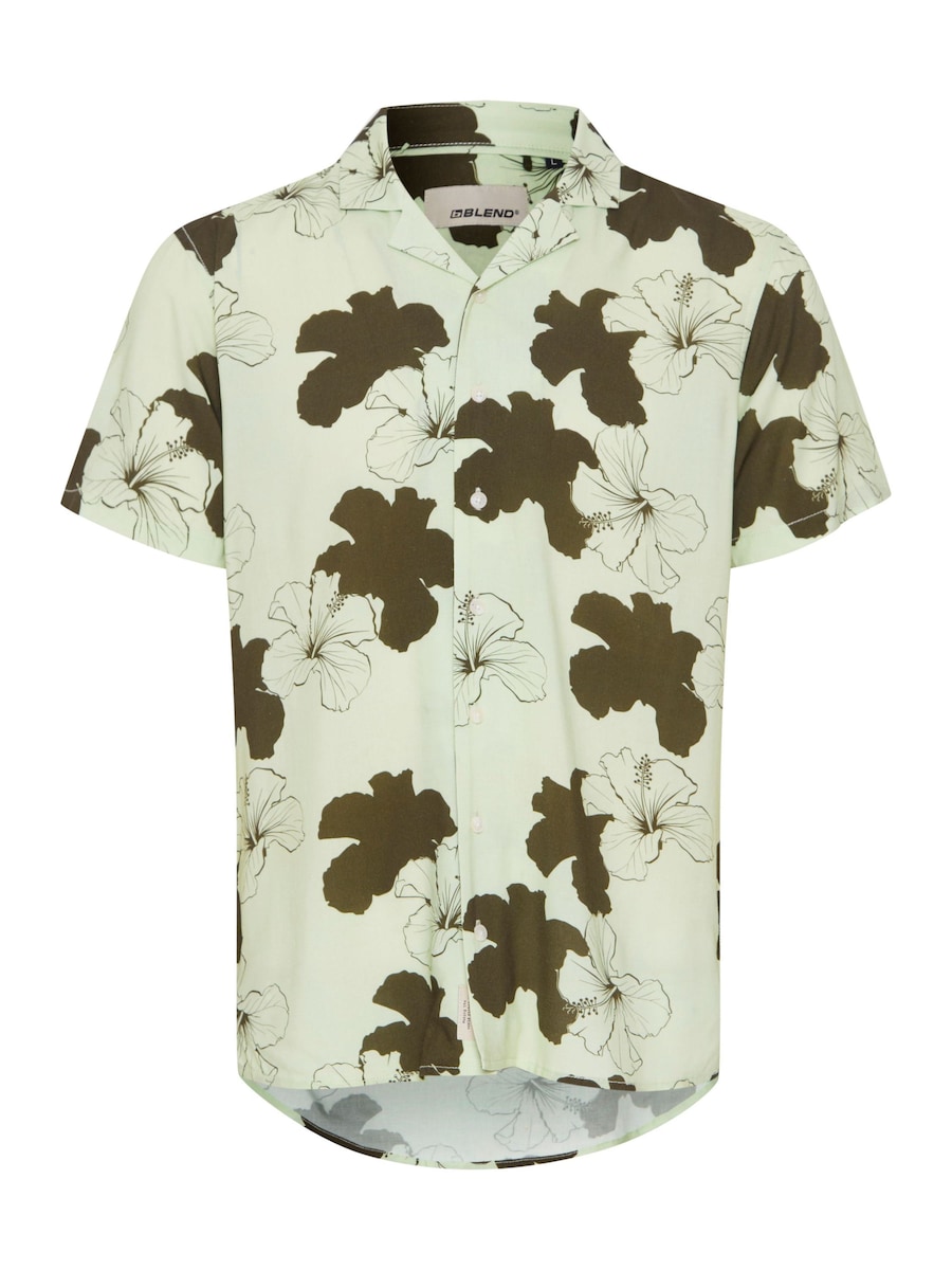 

Рубашка на пуговицах классического кроя BLEND, мятный/темно-зеленый