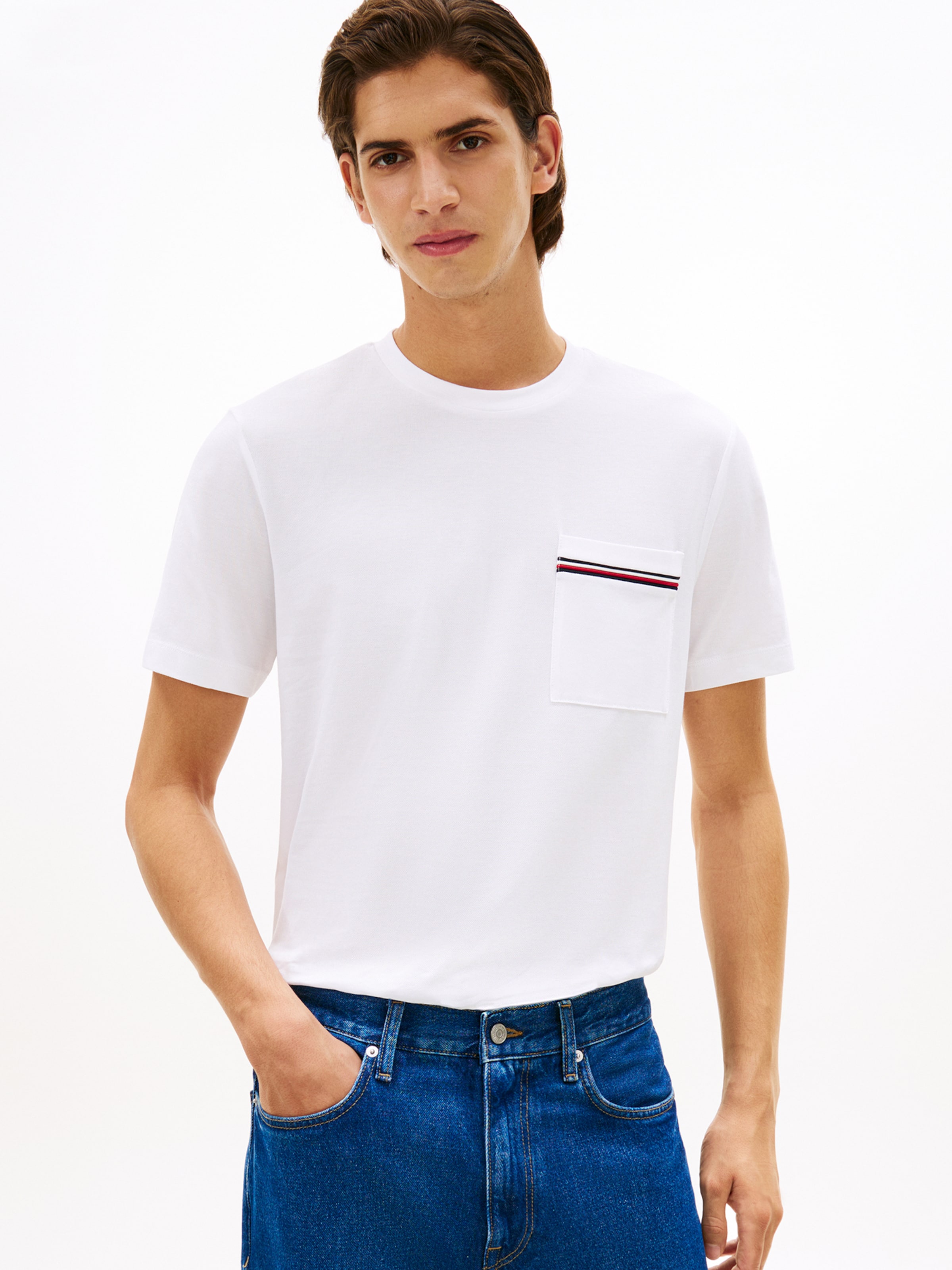 TOMMY HILFIGER Футболка в белом цвете — фото 2
