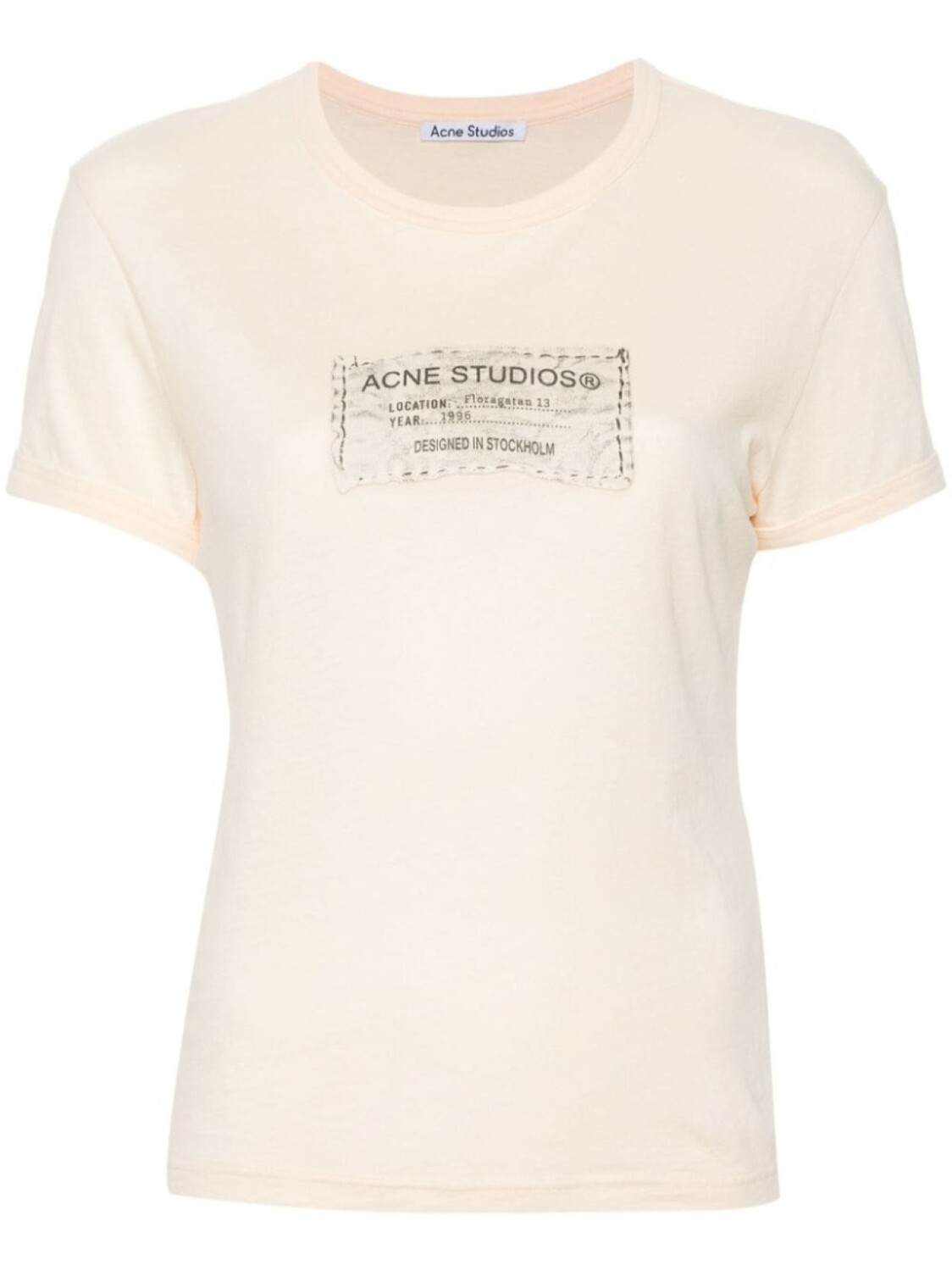 

Acne Studios футболка с логотипом, оранжевый