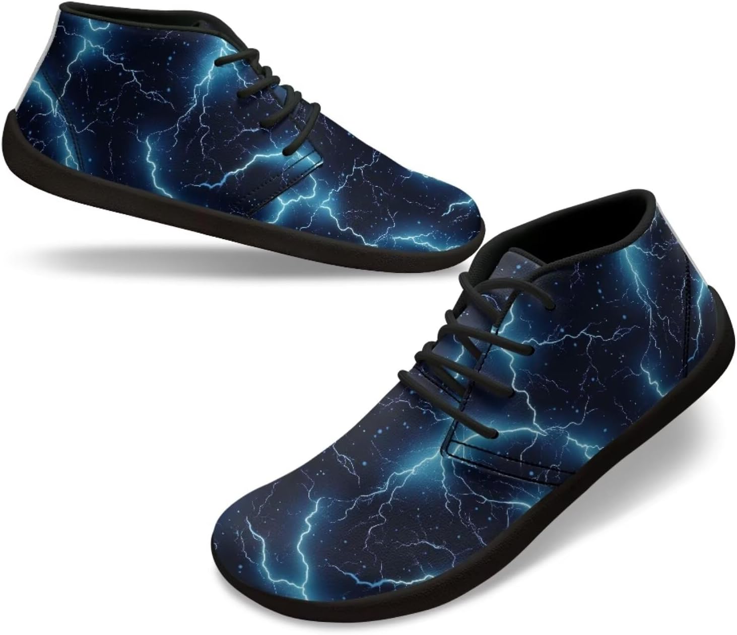 

Мужские прогулочные кроссовки UNICEU Минималистичные босоножки из кожи с нулевым перепадом, широкий носок, дышащие кроссовки для спортсменов, голубой