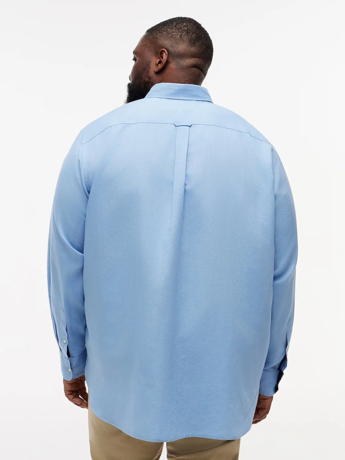 Рубашка на пуговицах стандартного кроя Tommy Hilfiger Big & Tall, Navy/Sky Blue — фото 3