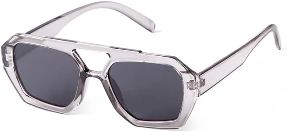 

Солнцезащитные очки с защитой от УФ-излучения UV400 | Увеличенная двойная перемычка | Линзы конфетных цветов для занятий спортом на открытом воздухе и вождения DSVIGF, 01