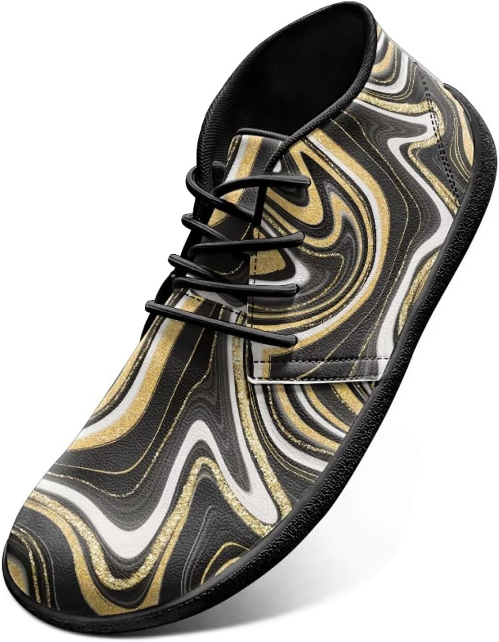 

Кроссовки-слипоны для мужчин и женщин с широкой минималистичной подошвой, нулевая подошва, легкие модные кроссовки для ходьбы Chririnla, золотой