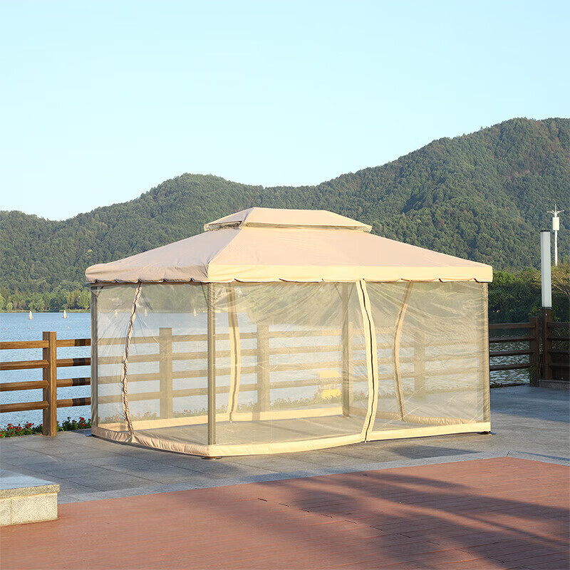 

Jingdian Guangnian Римский тент садовый тент 25х25 классическая модель с двойными шторами