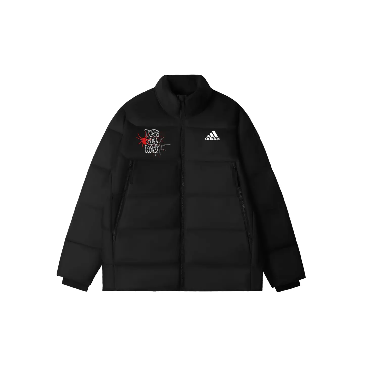 

Куртка BAFFLE DOWN Unisex Adidas, черный
