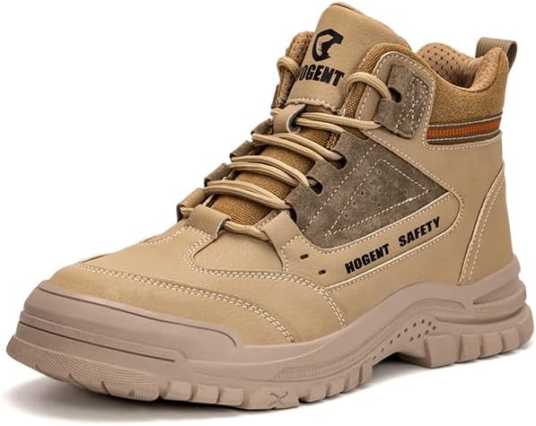 

Рабочие ботинки со стальным носком для мужчин и женщин, удобные, легкие, для мужчин, для промышленного строительства, нескользящая рабочая обувь Zbvb, хаки