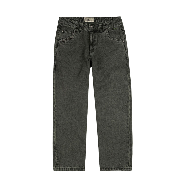 

Брюки classic relaxed denim pants Dime, зеленый