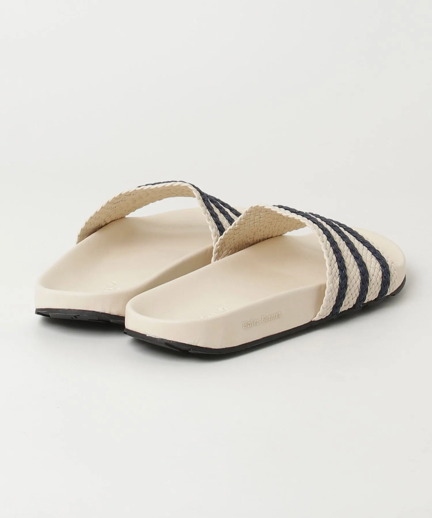 Мужские сандалии Adidas Originals Adilette белые — фото 2