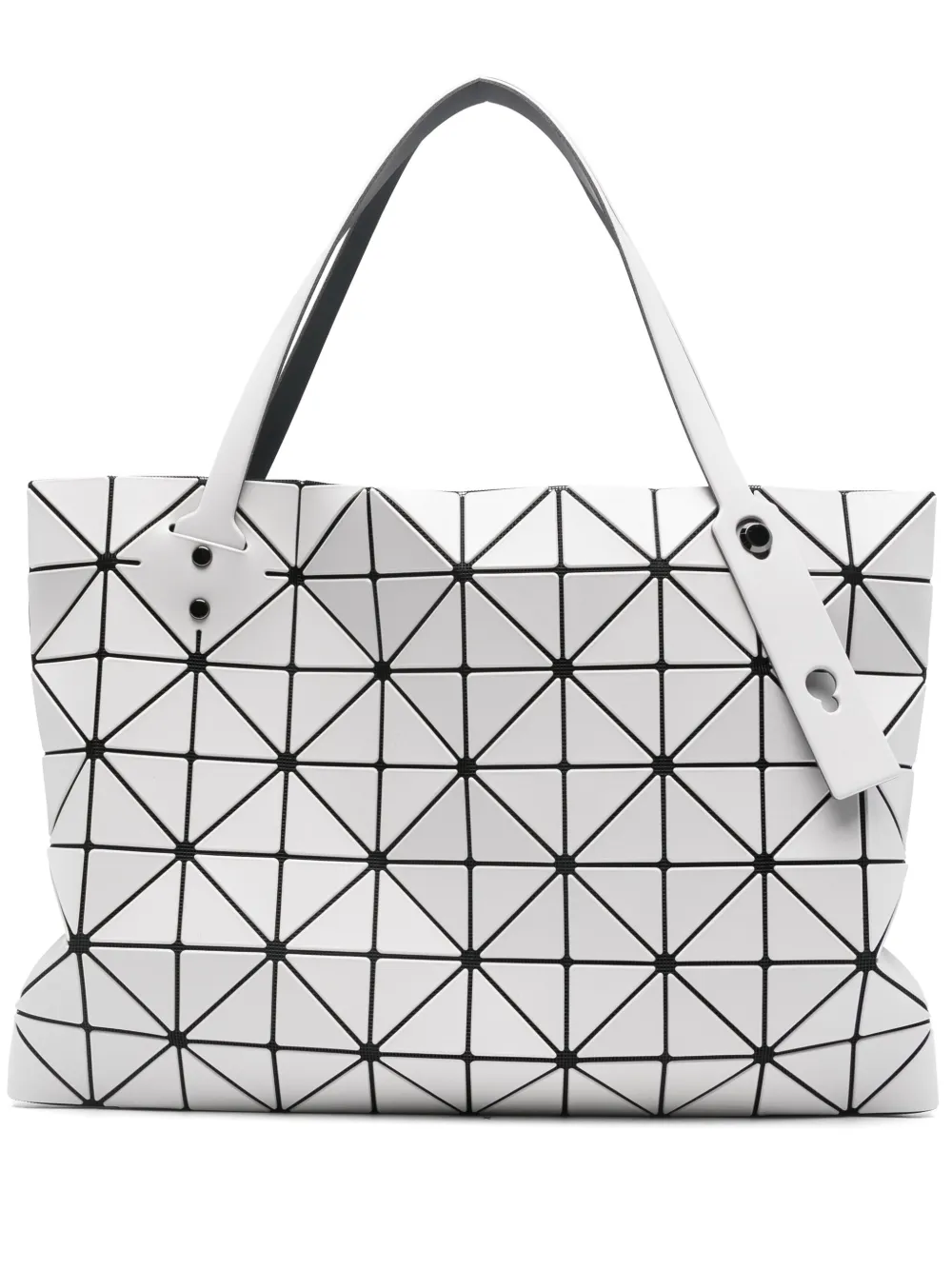 

Сумка-тоут с геометричными вставками Bao Bao Issey Miyake, серый