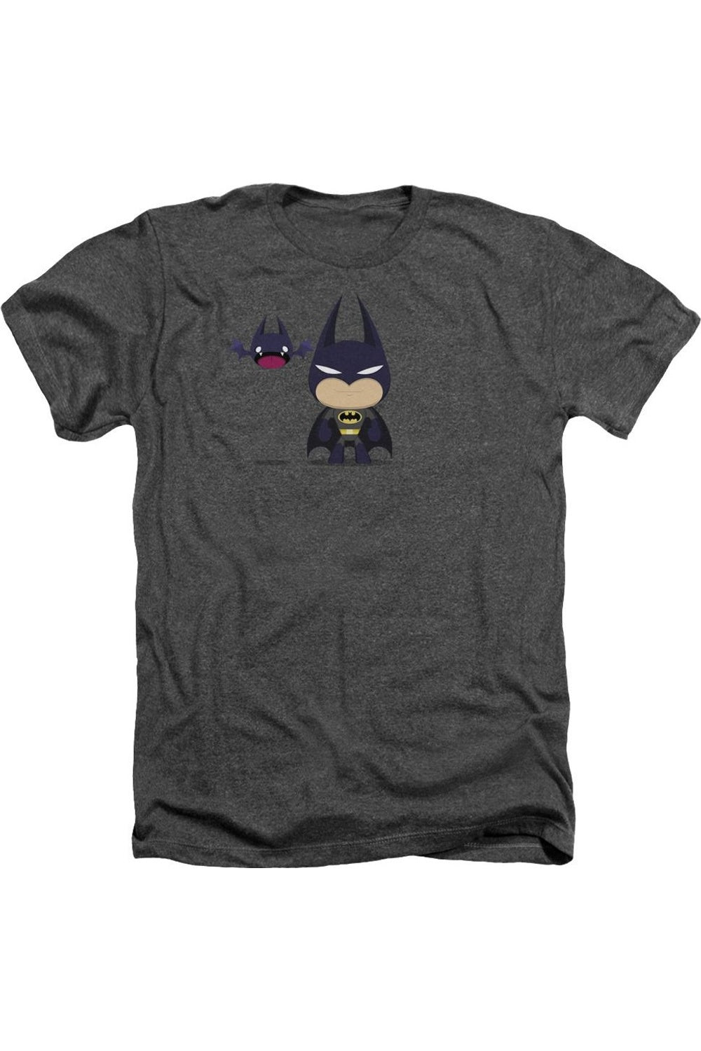 

Футболка / футболка Batman Cute Batman Adult Heather Gildan, цвет charcoal