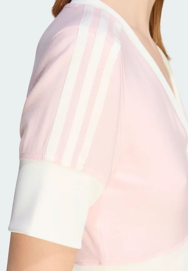 Блузка с v-образным вырезом Adidas Originals, Sandy Pink — фото 4