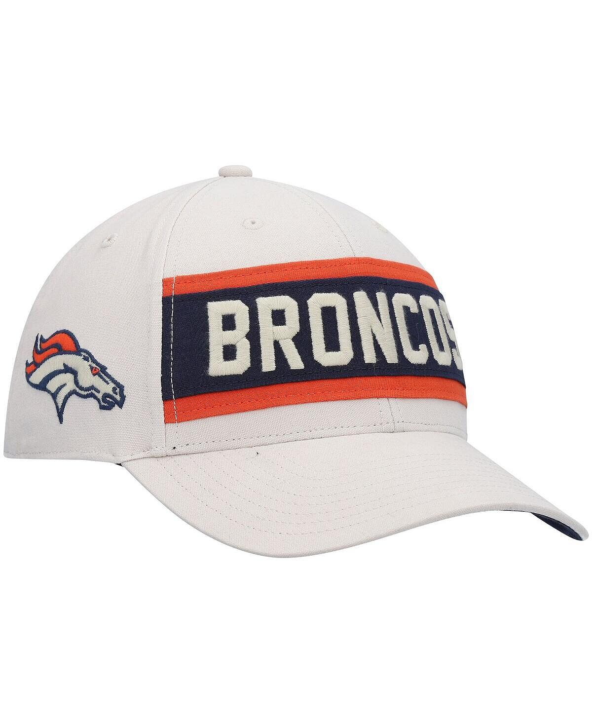 

Мужская регулируемая кепка кремового цвета Denver Broncos Crossroad MVP '47 '47 Brand