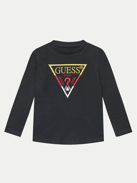 

Блузка стандартного кроя Guess, черный