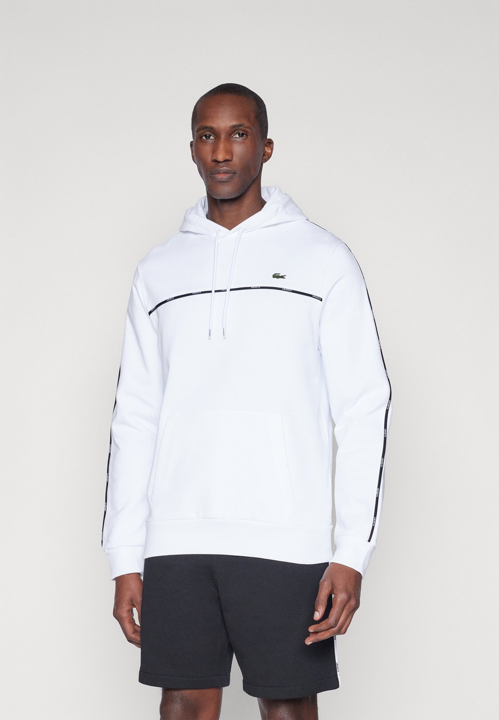 

Толстовка с капюшоном HOODIE TAPE Lacoste Sport, белый