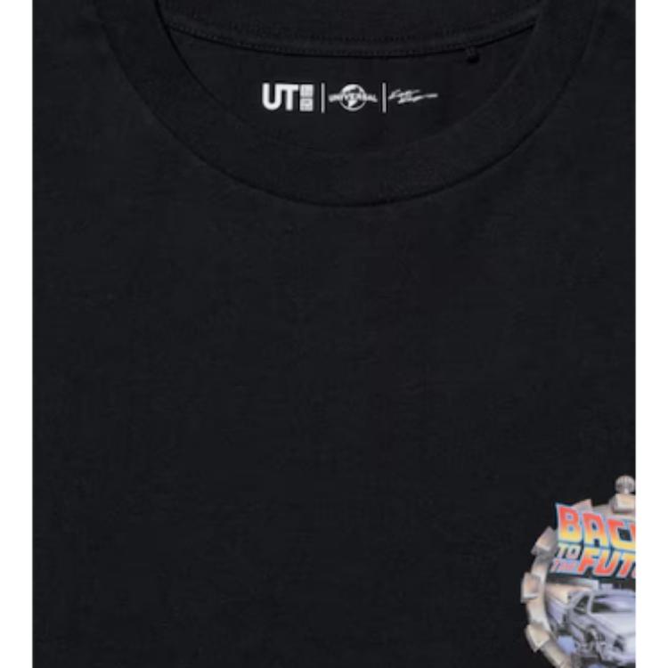 UNIQLO Футболка HUIDAOWEILAI мужская black — фото 3