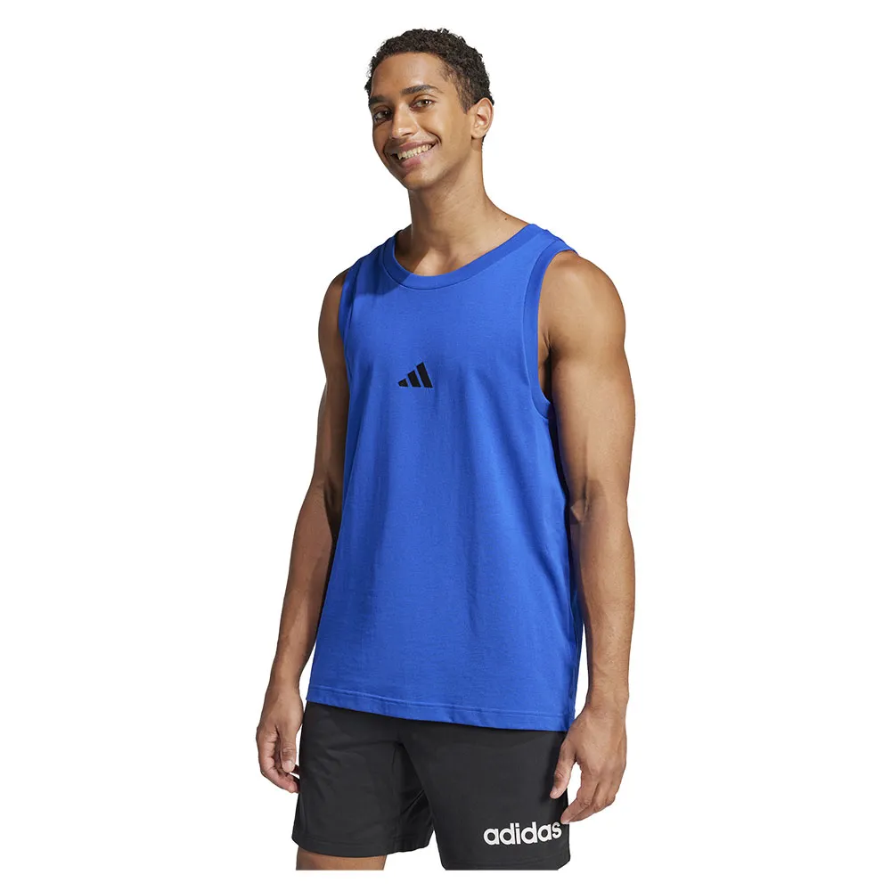 

Футболка без рукавов adidas Essentials Small Logo, синий