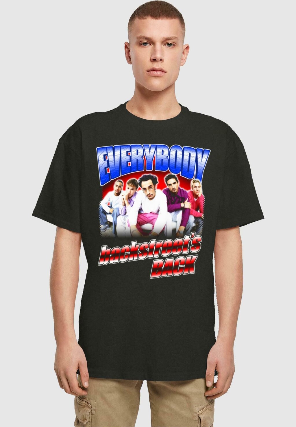 

Футболка с принтом BACKSTREET BOYS EVERYBODY HEAVY Merchcode, темно-серый