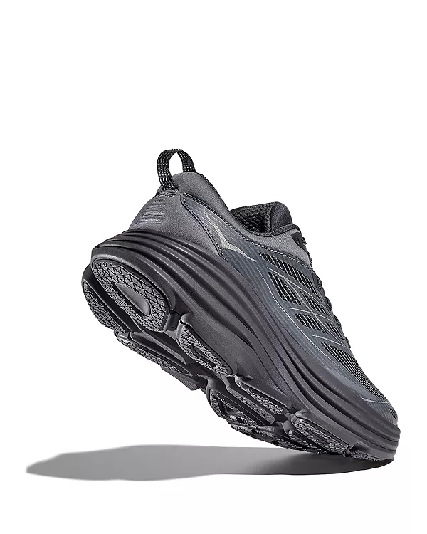 Мужские кроссовки Bondi 8 с клеткой Stealth/Tech Hoka, серый — фото 4