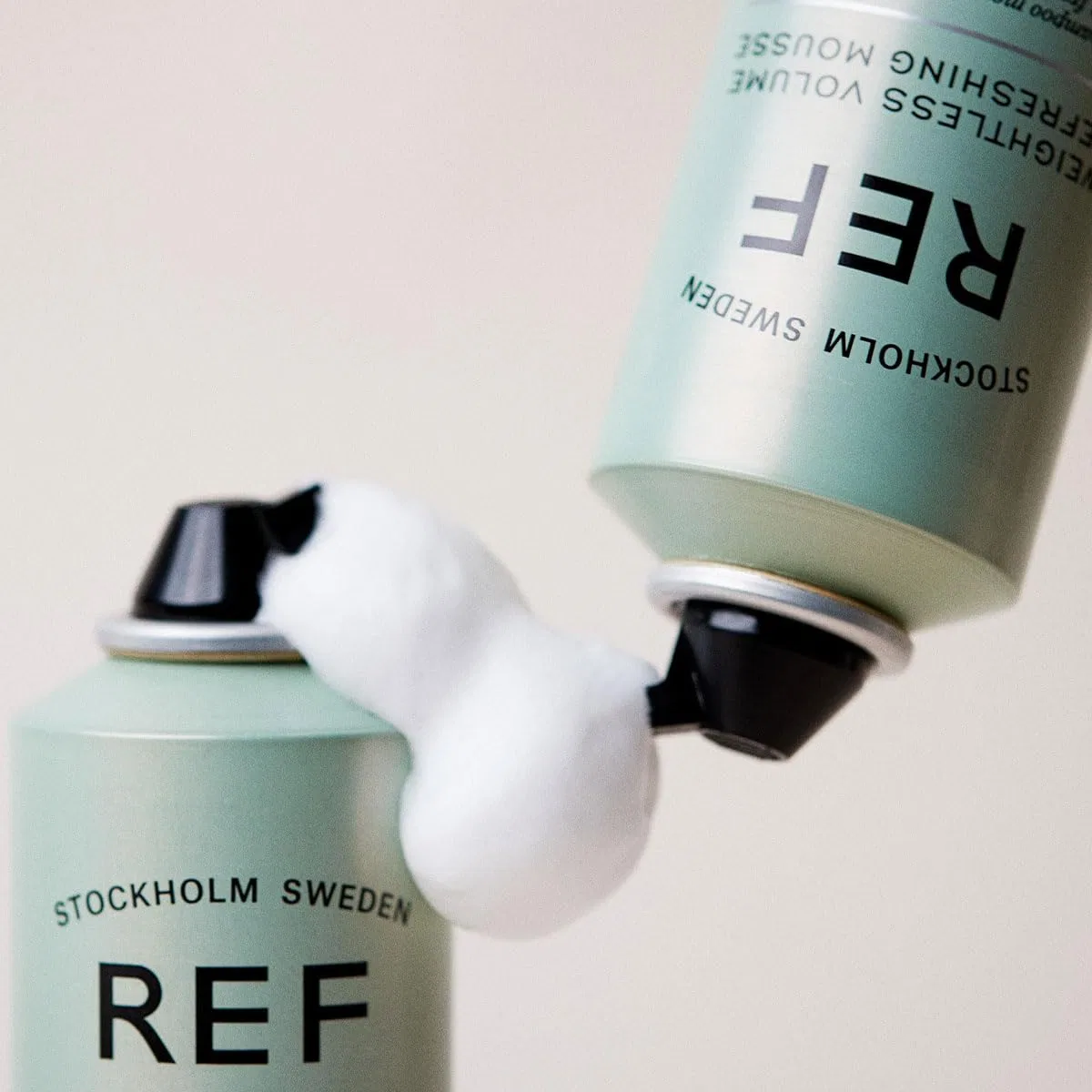 Освежающий мусс-сухой шампунь «Weightless Volume Refreshing Mousse» от REF, 200 мл Ref — фото 3