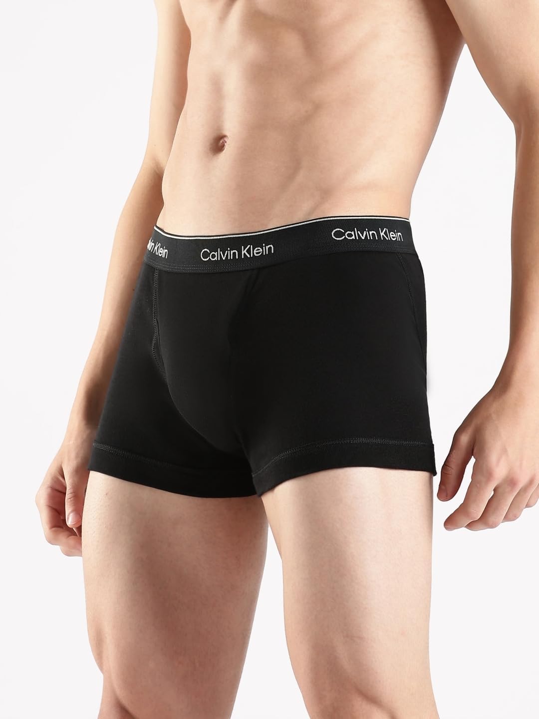 Calvin Klein мужские хлопковые классические трусы-боксеры, 3 шт., 3 Black — фото 4