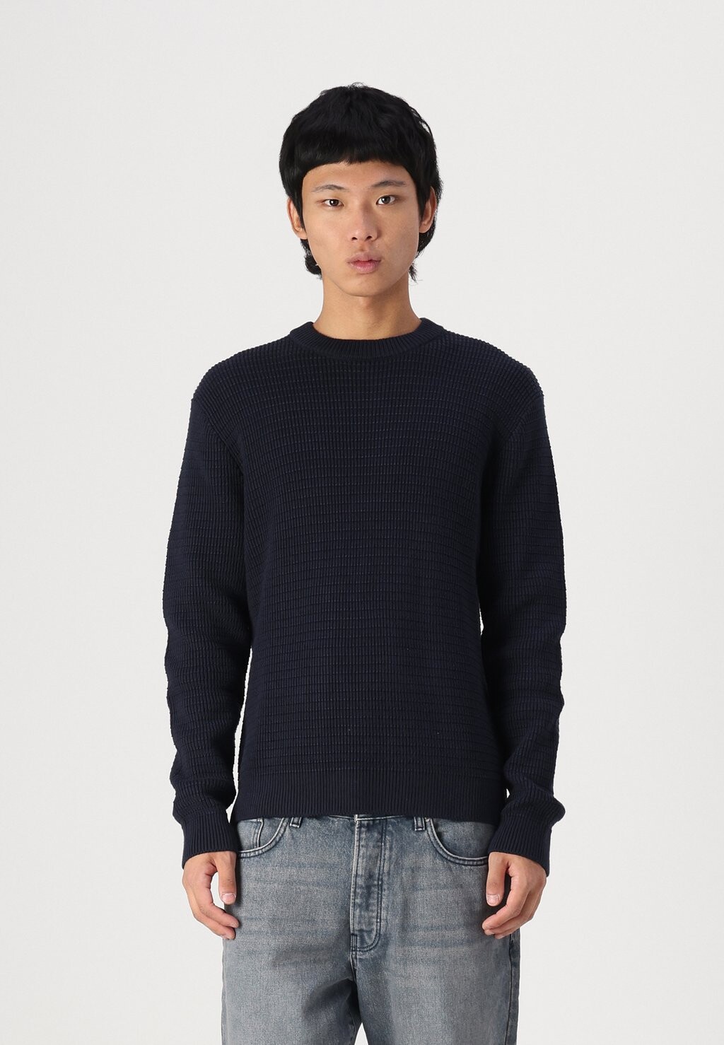 

Джемпер SLHTHEO STRUCTURE CREW NECK Selected Homme, темно-синий