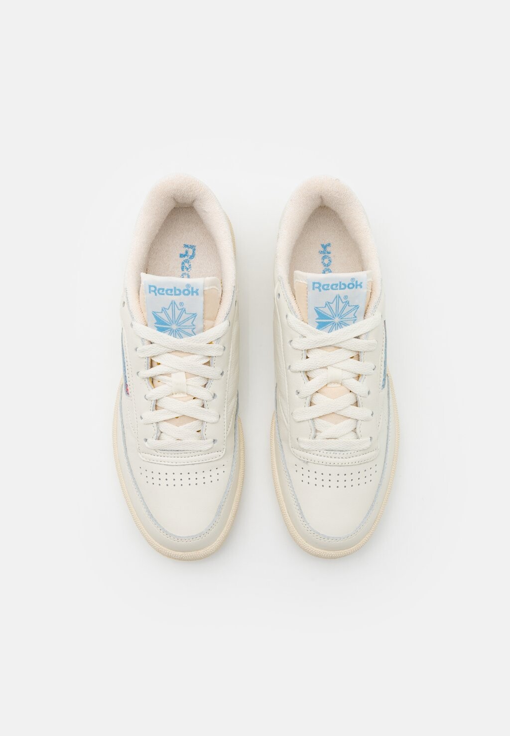 Низкие кроссовки CLUB C 85 VINTAGE Reebok, мел/алебастр/эссенциальный синий — фото 4