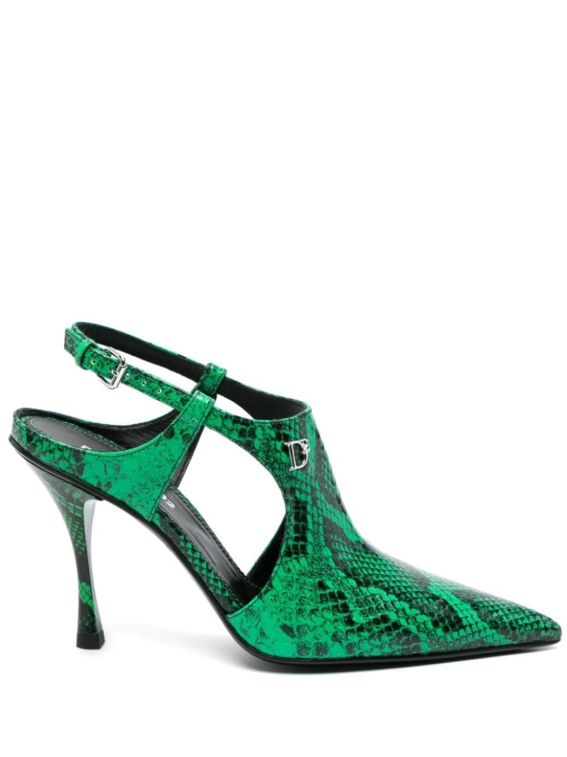 Dsquared2 туфли Mary Jane 110, зеленый