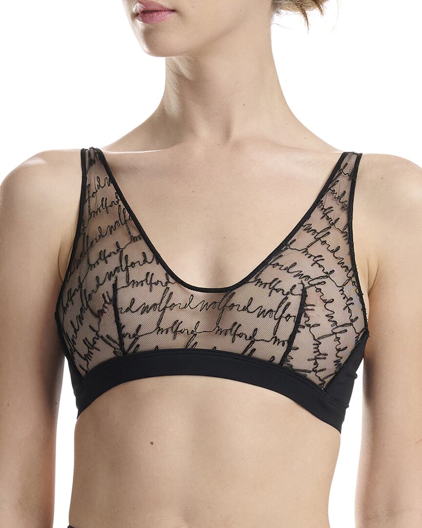 

Бюстгальтер Wolford с круглым вырезом, черный