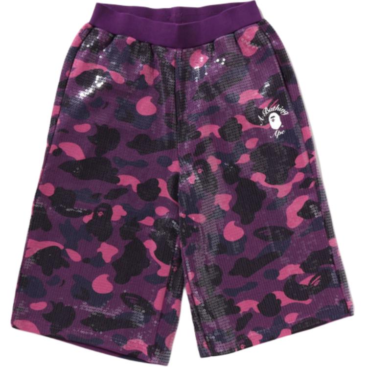 

Женские шорты Casual FW25 A BATHING APE, фиолетовый
