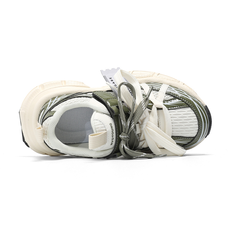 Дышащая обувь для увеличения роста с низким верхом для детей NAVIGARE, зеленый — фото 3