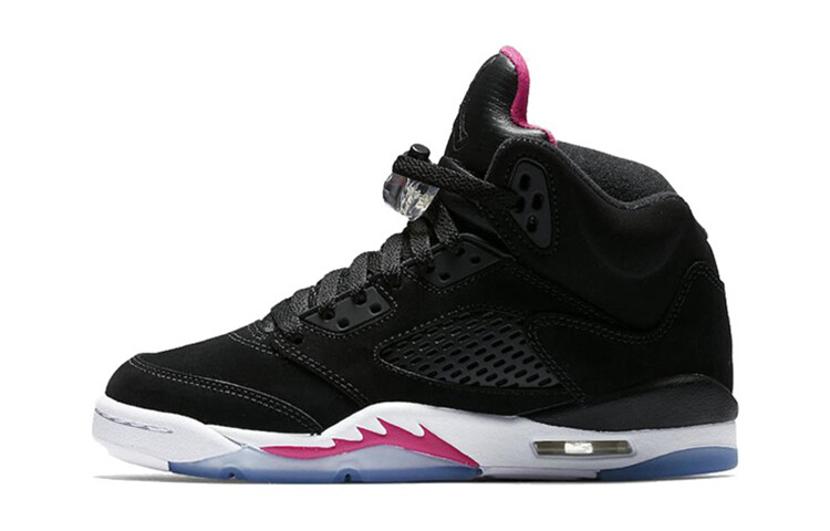 Кроссовки Jordan 5 Retro Black Deadly Pink GS