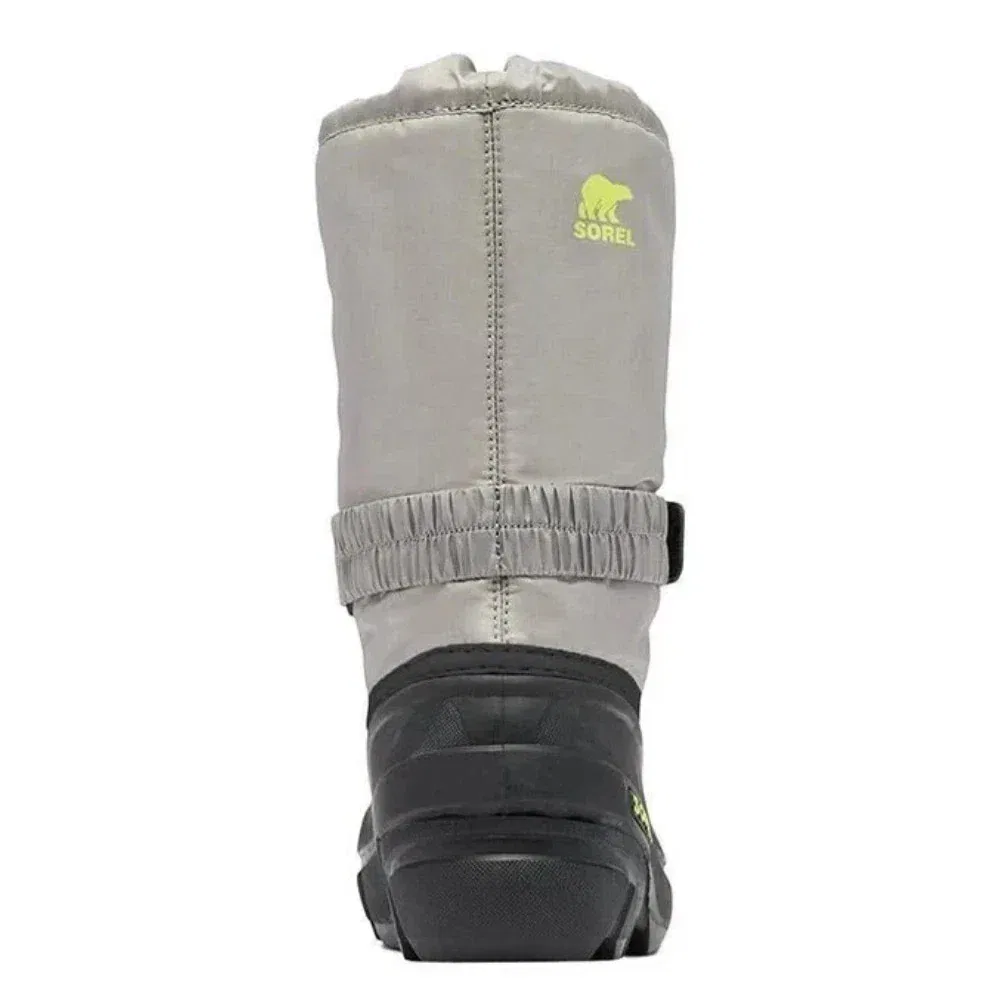 Детские водонепроницаемые утепленные зимние ботинки Sorel Flurry-Gray ZAP954 — фото 4