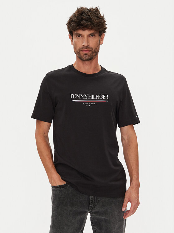 

Футболка regular fit Brand Love MW0MW40324 Tommy Hilfiger, чёрный