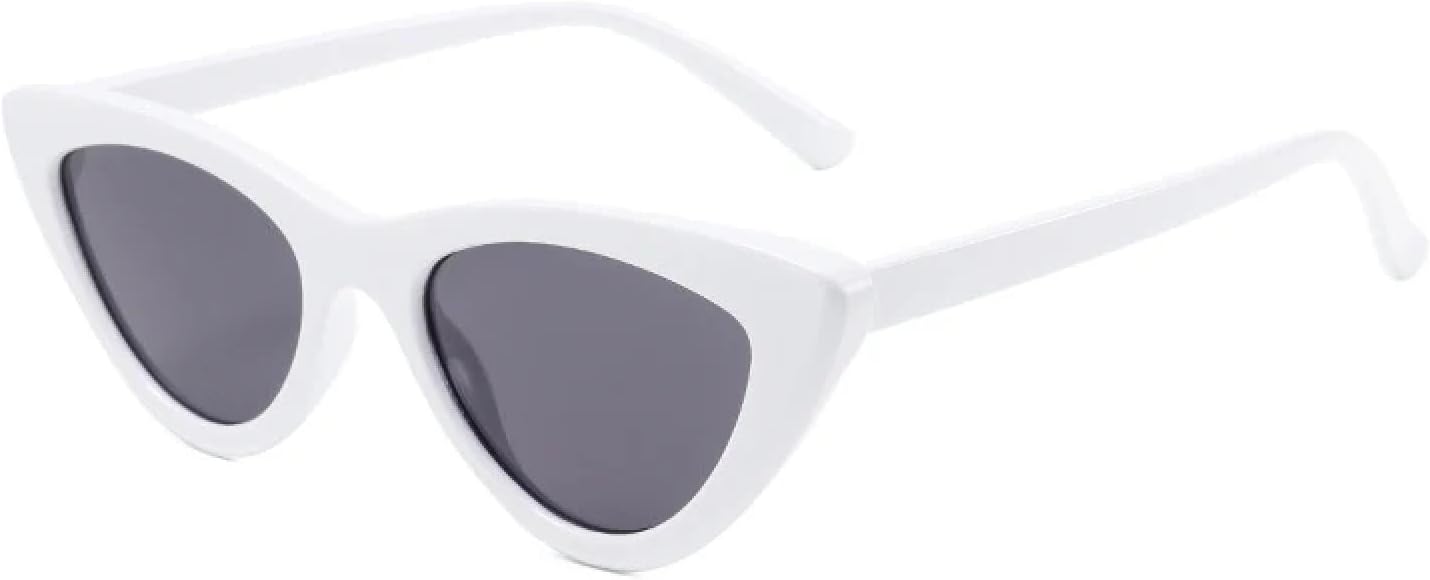 

Солнцезащитные очки с защитой от УФ-излучения UV400 для женщин и мужчин | Маленькие очки «кошачий глаз» с леопардовым принтом, сине-розовые | для занятий спортом на открытом воздухе DSVIGF, White Grey