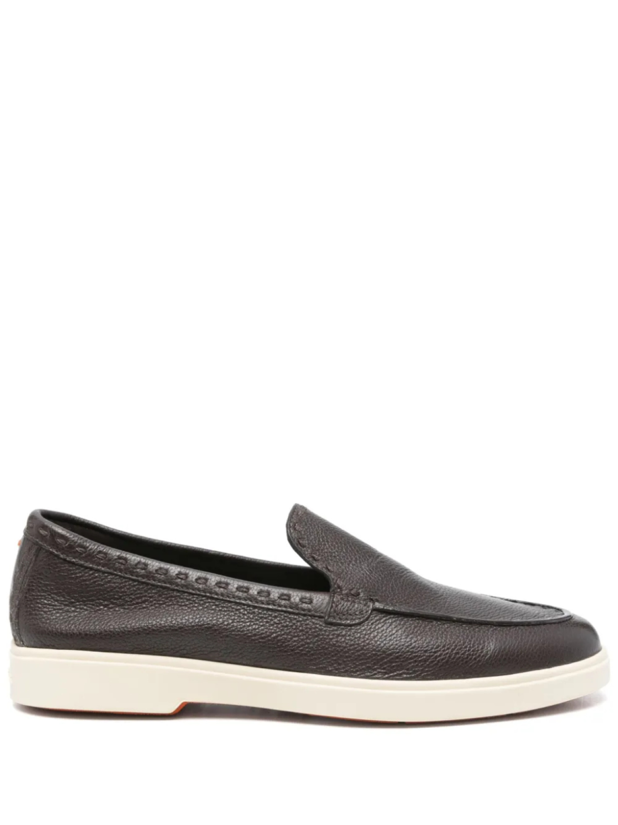 Santoni кожаные лоферы, коричневый