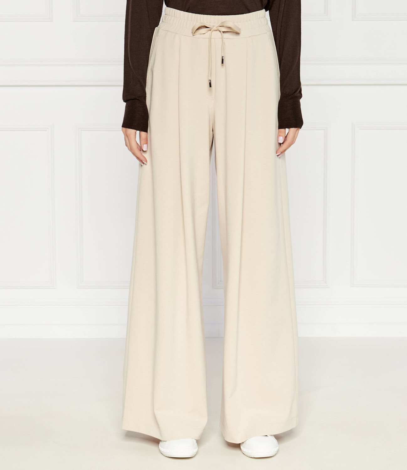 

Спортивные брюки Weekend MaxMara Palazzo, песочный