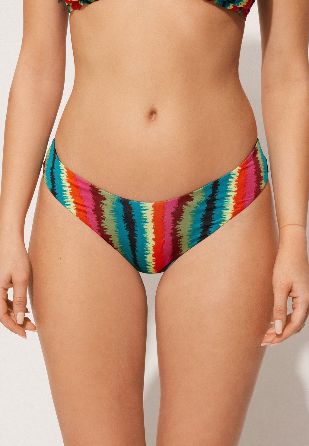 

Плавки бикини BRASILIAN VIBRANT STRIPES Tezenis, мультиколор