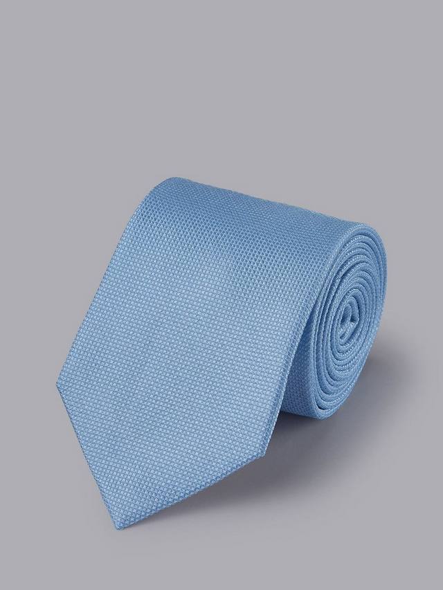 

Устойчивый к пятнам шелковый галстук Charles Tyrwhitt, цвет Sky Blue